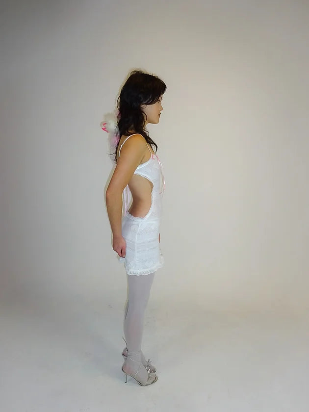 The Pink Angel Backless Dress